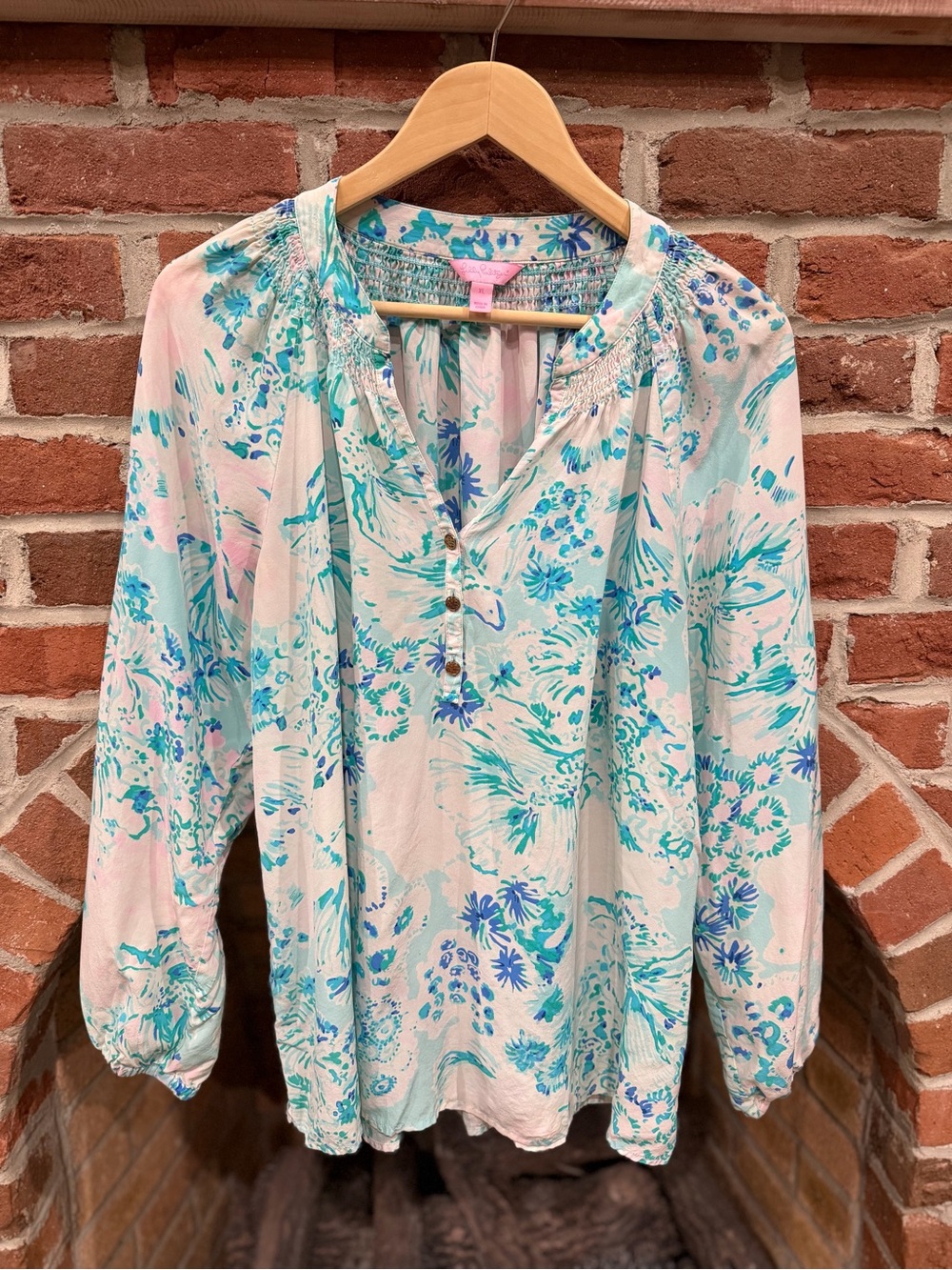 Lilly Pulitzer Silk Elsa Top
